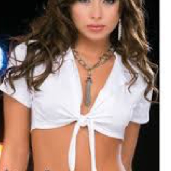 Fancy tie top - Picture 3 of 6